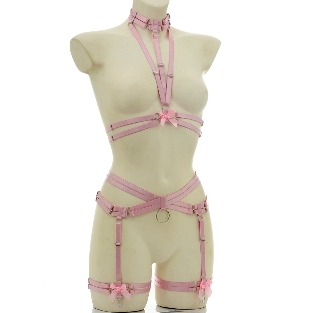 Sabuk Harness Tubuh Elastis un - Garter Belt Set ulasan dan harga