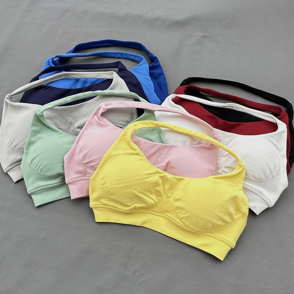Sport Bra Wanita Seamless Halt - Push Up Bra Padded ulasan dan harga