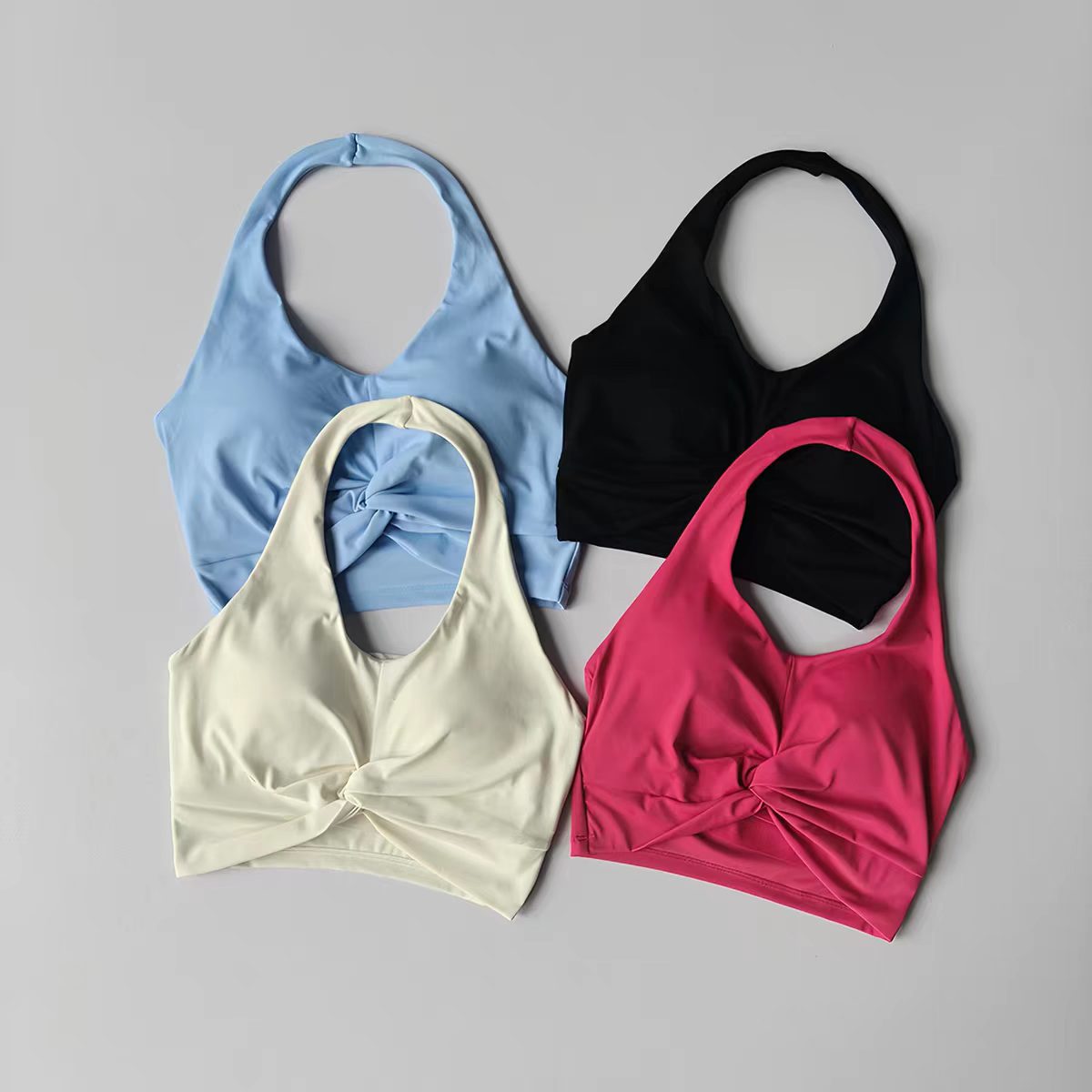 Sport Bra Wanita Halter Neck P - Push Up Bra Padded ulasan dan harga