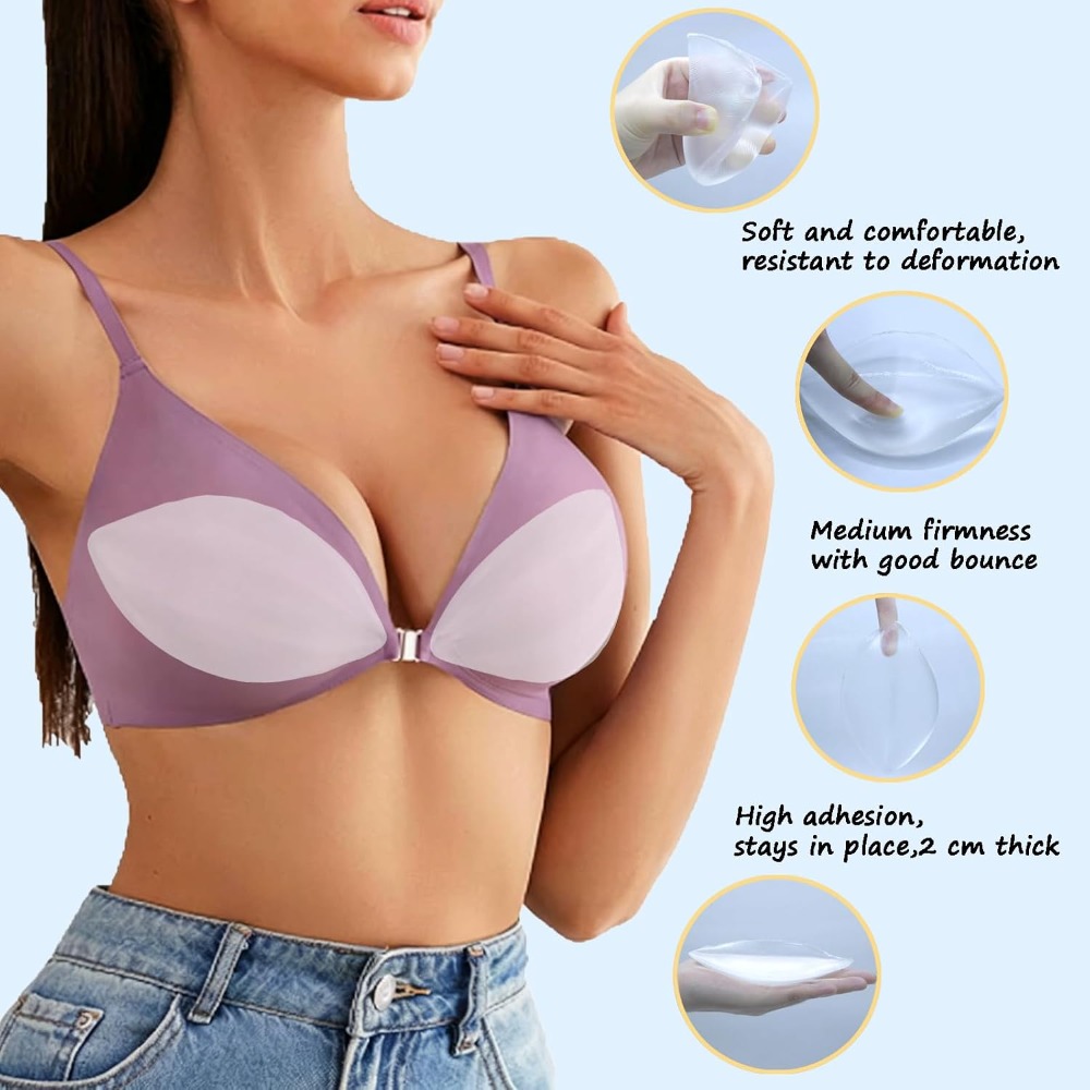 Bantalan Bra Silikon Perekat - - Push Up Bra Padded ulasan dan harga