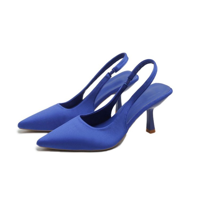Sepatu Wanita Elegan Berujung  - Slip Dress Satin ulasan dan harga