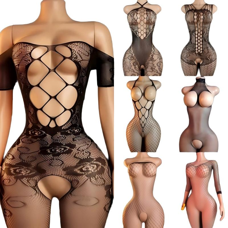 Set Lingerie Erotis untuk Wani - Bodystocking Fishnet ulasan dan harga